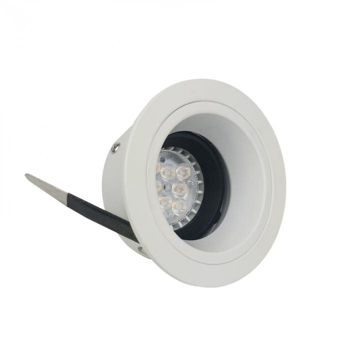 白い/黒LED Downlightのホールダー、アルミ合金LEDライト ホールダー
