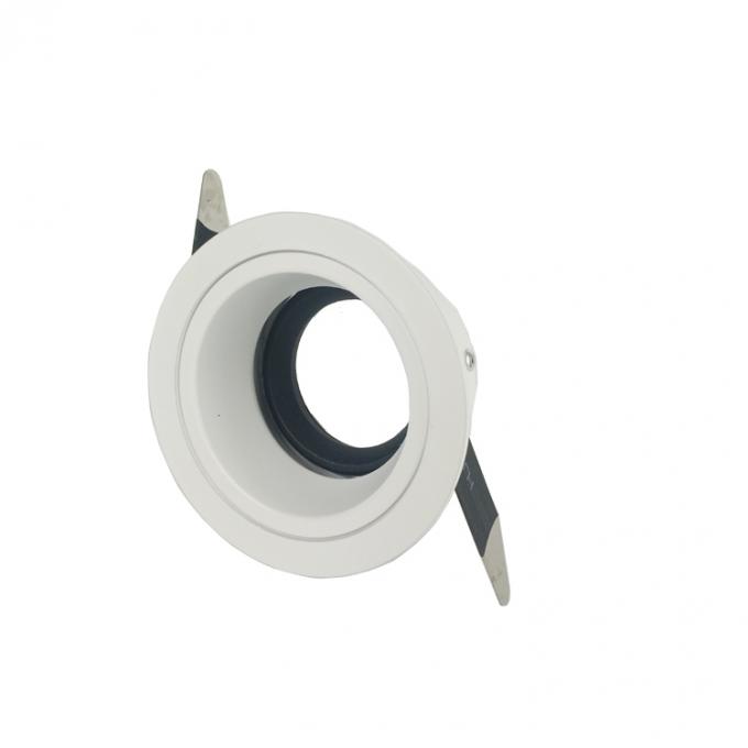 白い/黒LED Downlightのホールダー、アルミ合金LEDライト ホールダー