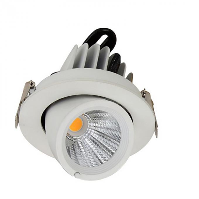 長いスパンの寿命3000K/4000KのIP20純粋で白いジンバルLED Downlight